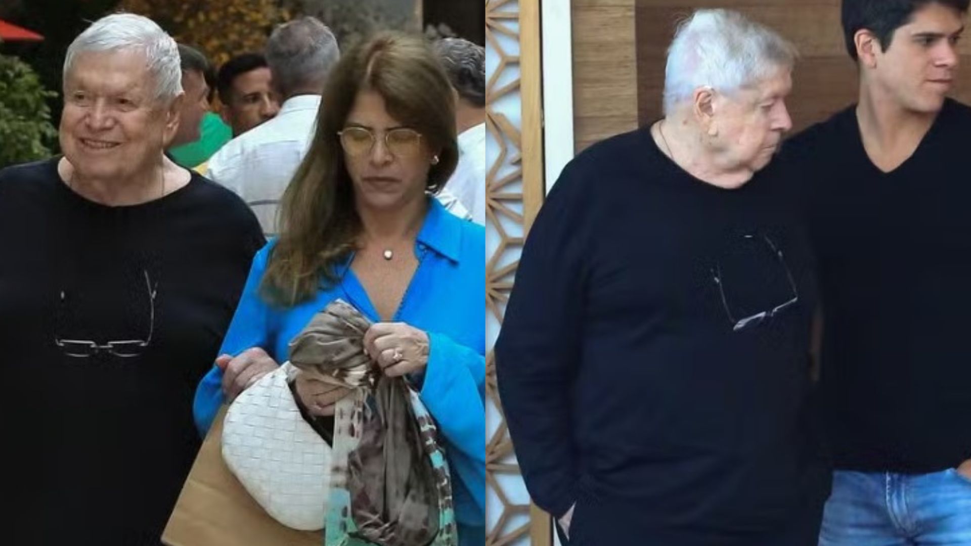 Boni esbanja simpatia em raríssima aparição com o filho caçula e a esposa