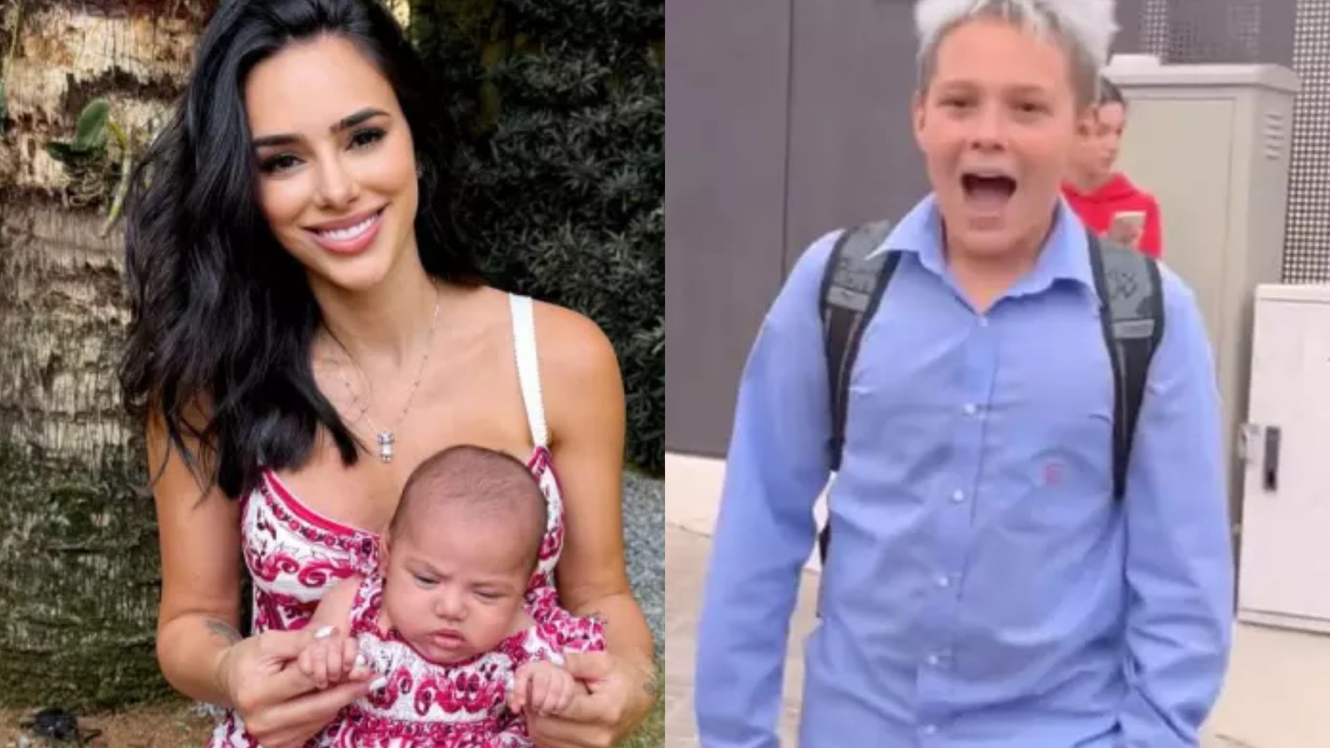 Bruna Biancardi mostra reencontro de Davi Lucca com a irmã, Mavie: ‘Prometi’
