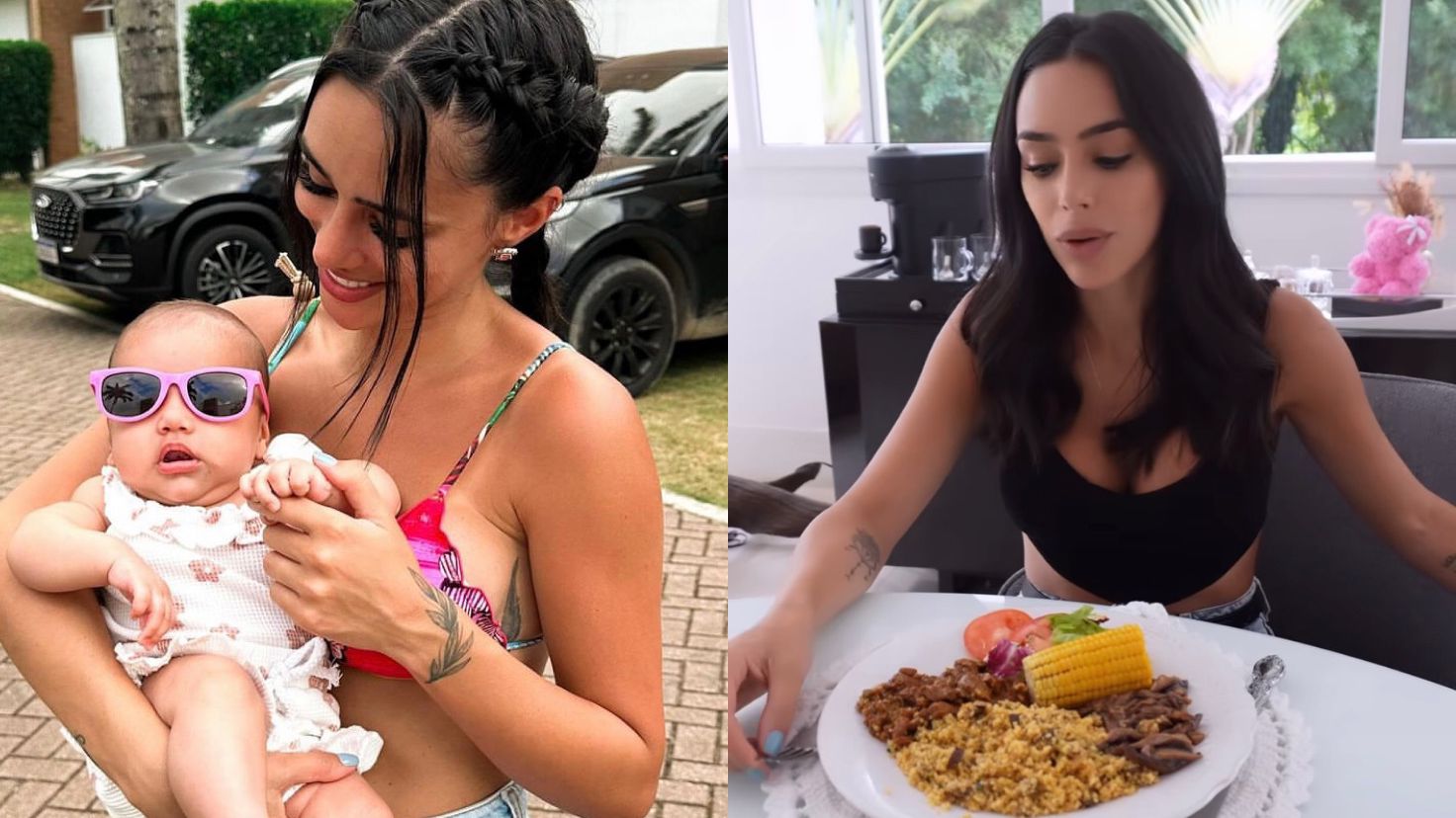 Bruna Biancardi revela refeições durante período de amamentação