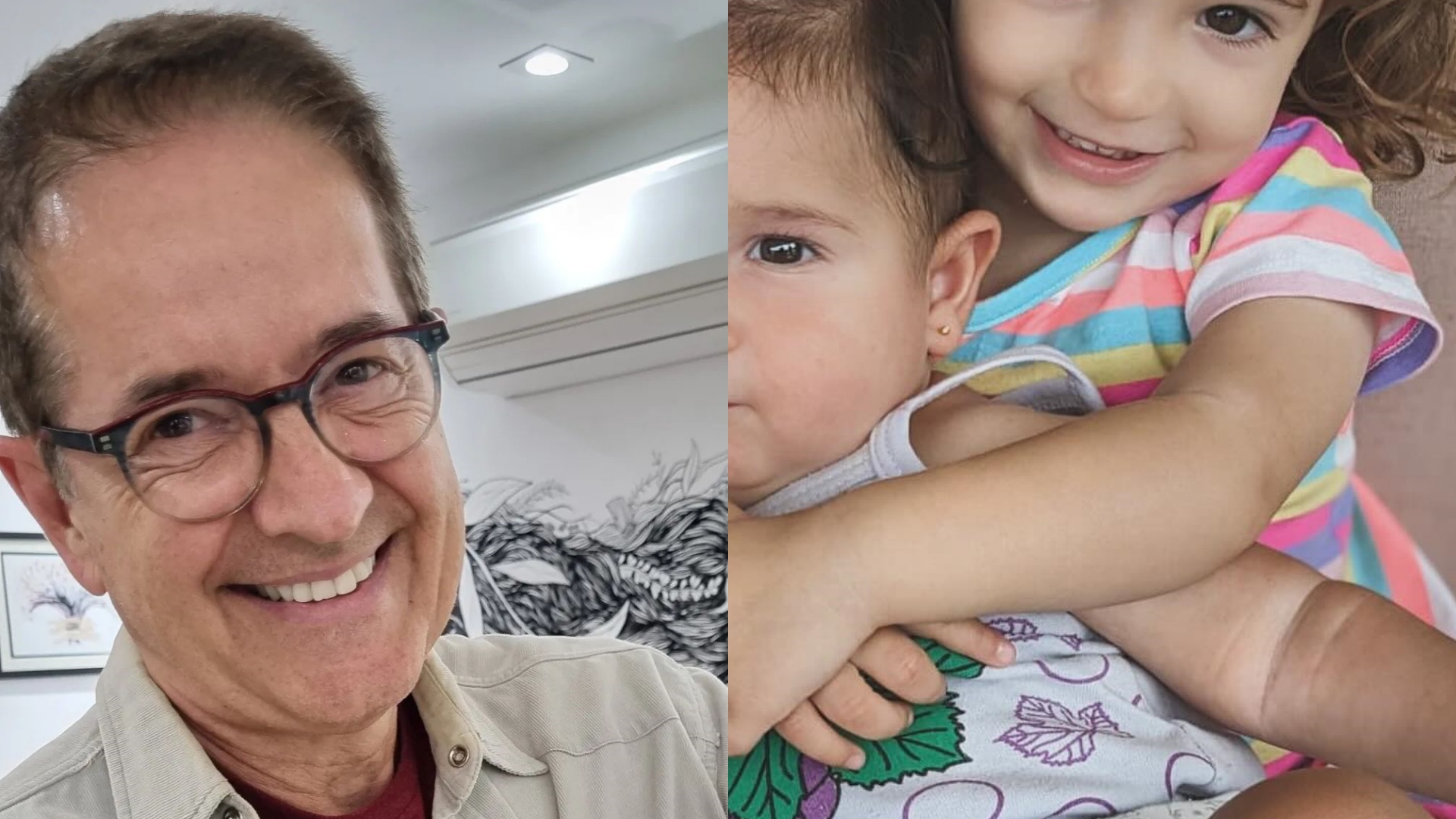 Carlos Tramontina encanta ao postar foto das netas: “Lindas demais”