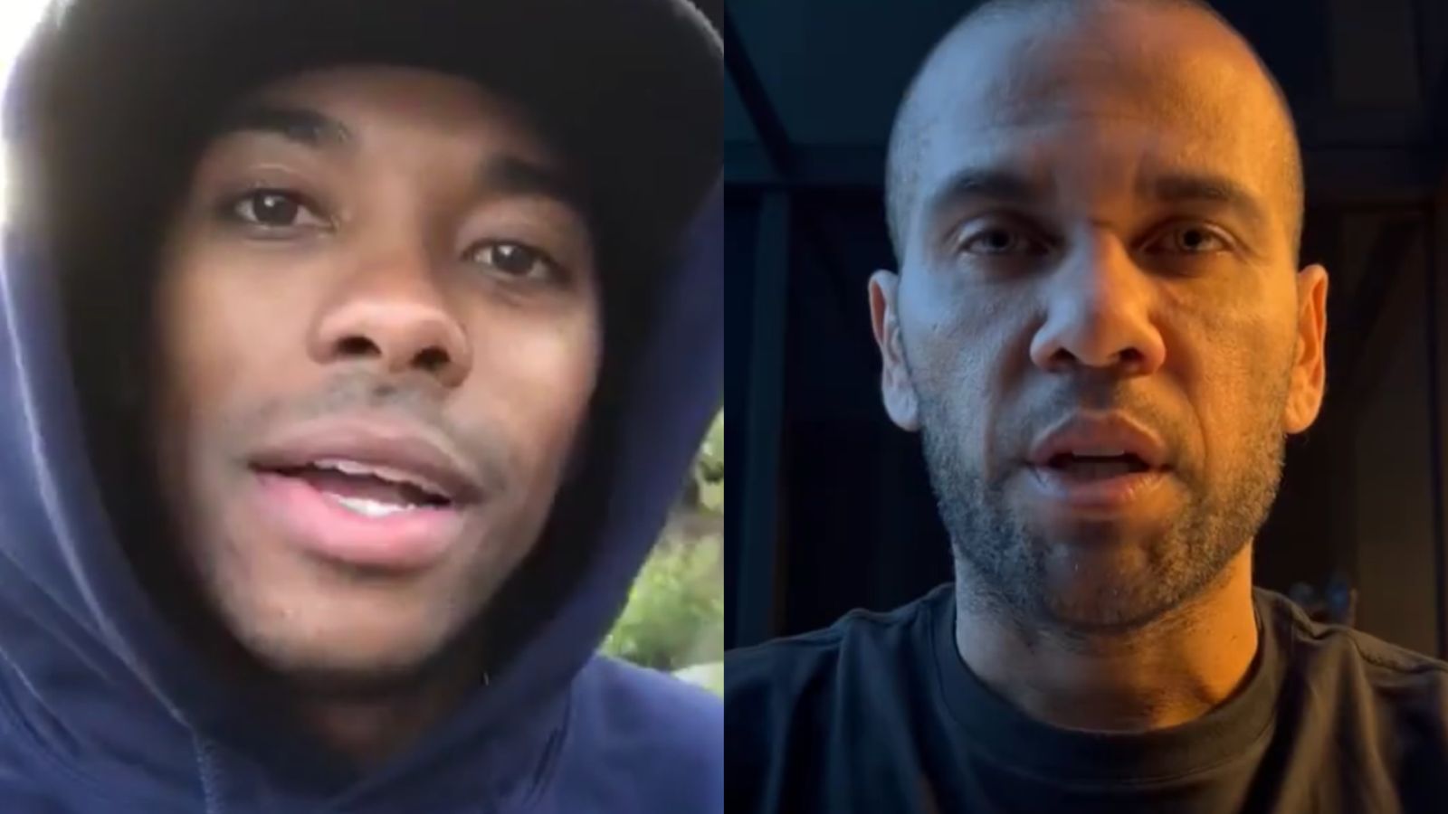 Daniel Alves recebe apoio com recado discreto de Robinho durante julgamento