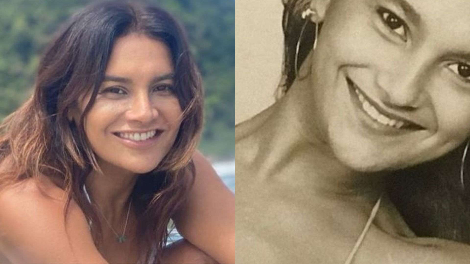 Dira Paes impressiona ao mostrar foto rara de biquíni no início da carreira