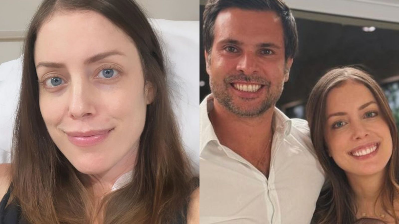 Fabiana Justus se derrete com visita do marido no hospital: “Melhor parte”