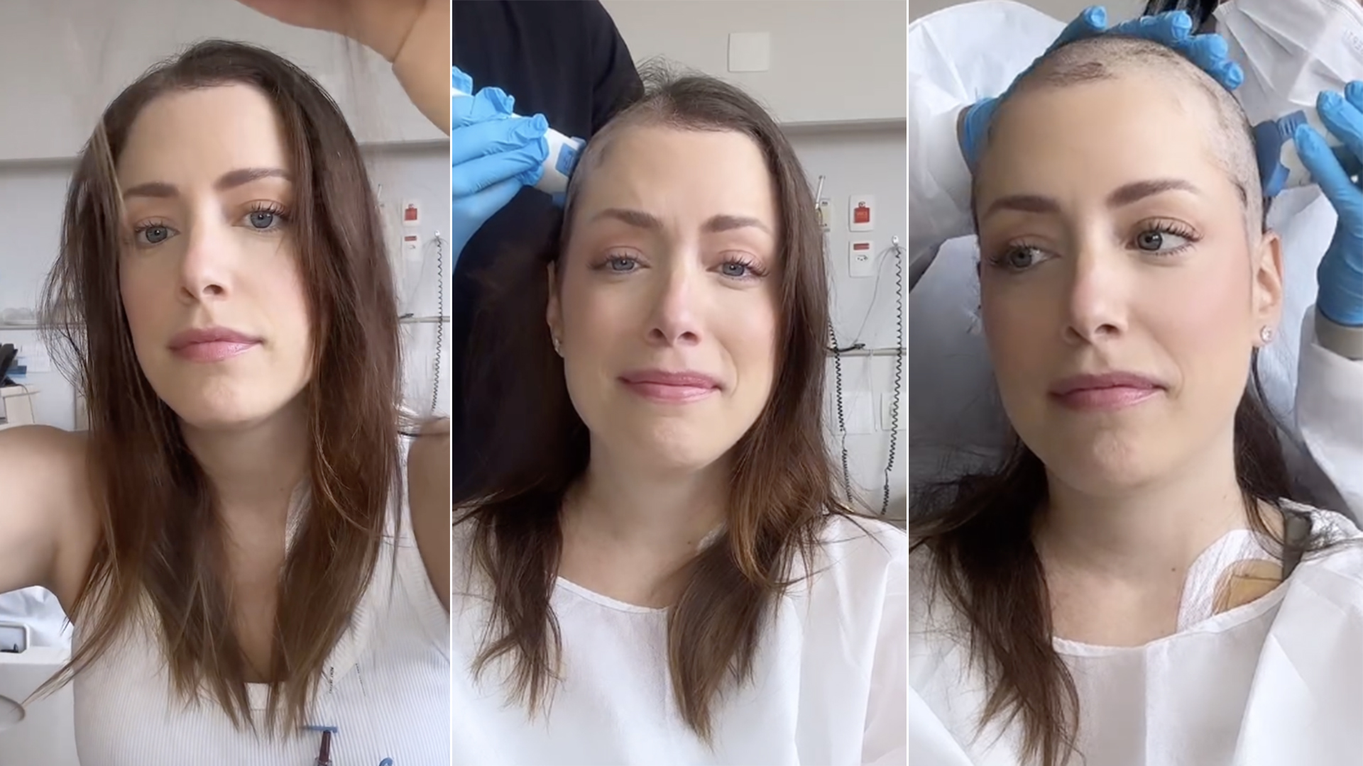 Vídeo: Fabiana Justus chora ao raspar o cabelo em luta contra o câncer
