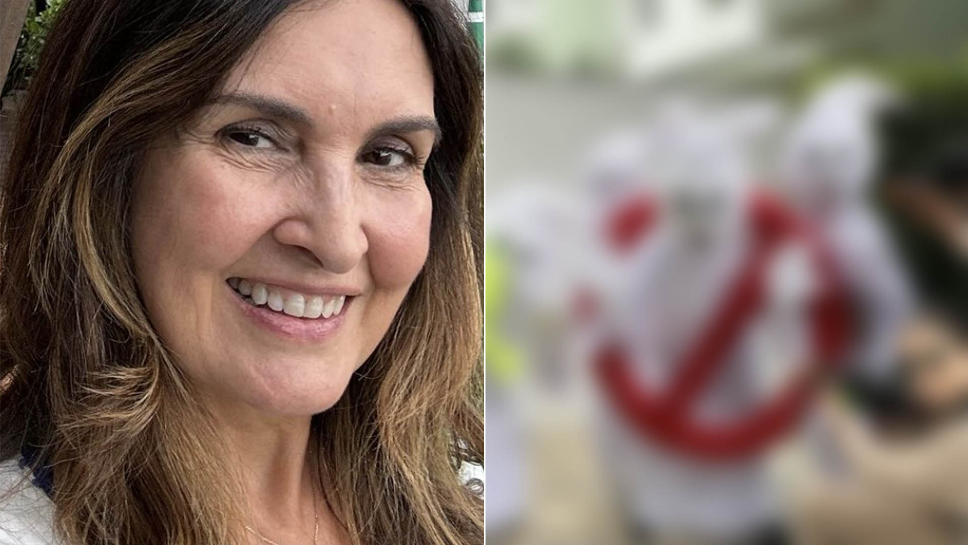 Fátima Bernardes surge disfarçada no Carnaval para não ser reconhecida nas ruas