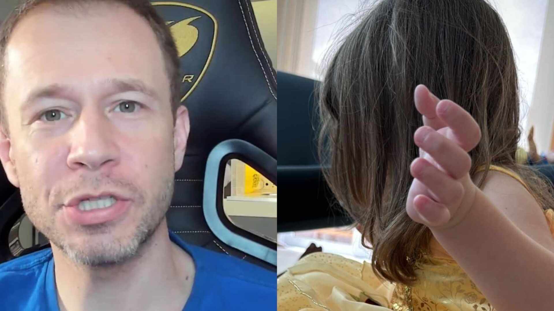 Fofa e estilosa! Filha de Tiago Leifert surge vestida de princesa