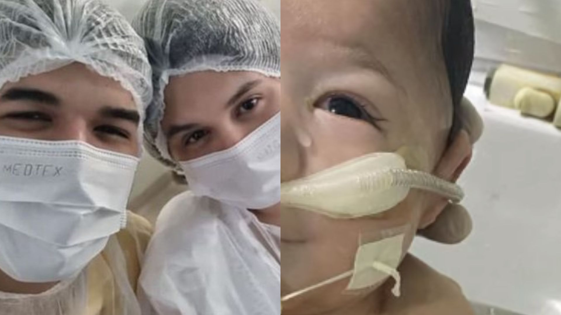 Esposa de Zé Vaqueiro se emociona ao mostrar evolução do filho na UTI