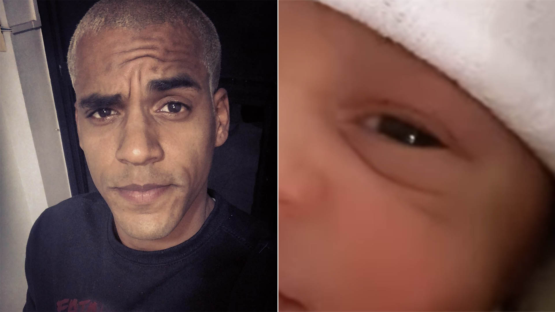 Mãe do filho de Marcello Melo Jr mostra o rosto do bebê pela primeira vez