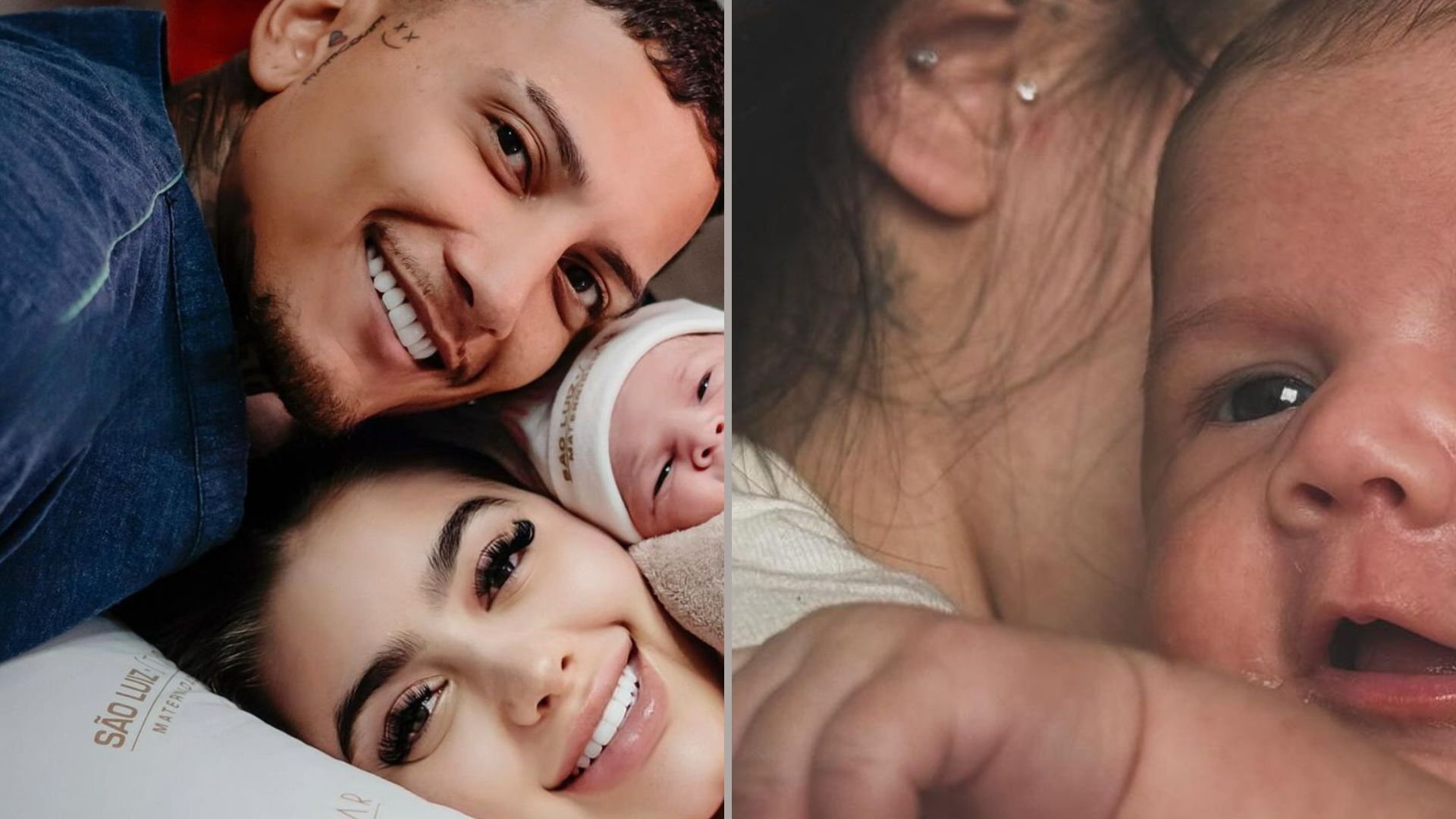 Dynho Alves encanta web com fotos inéditas de sua filha com MC Mirella