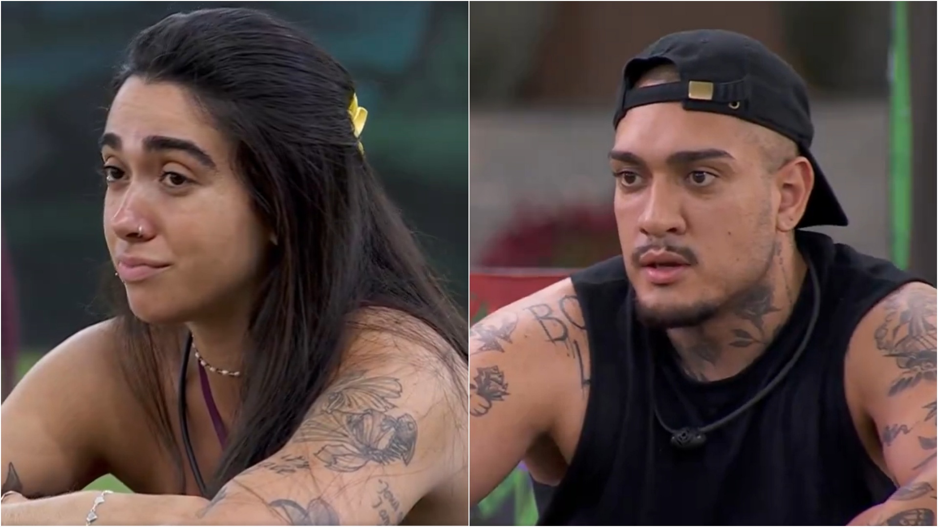 BBB 24: MC Bin Laden e Giovanna têm DR e falam sobre fim em romance