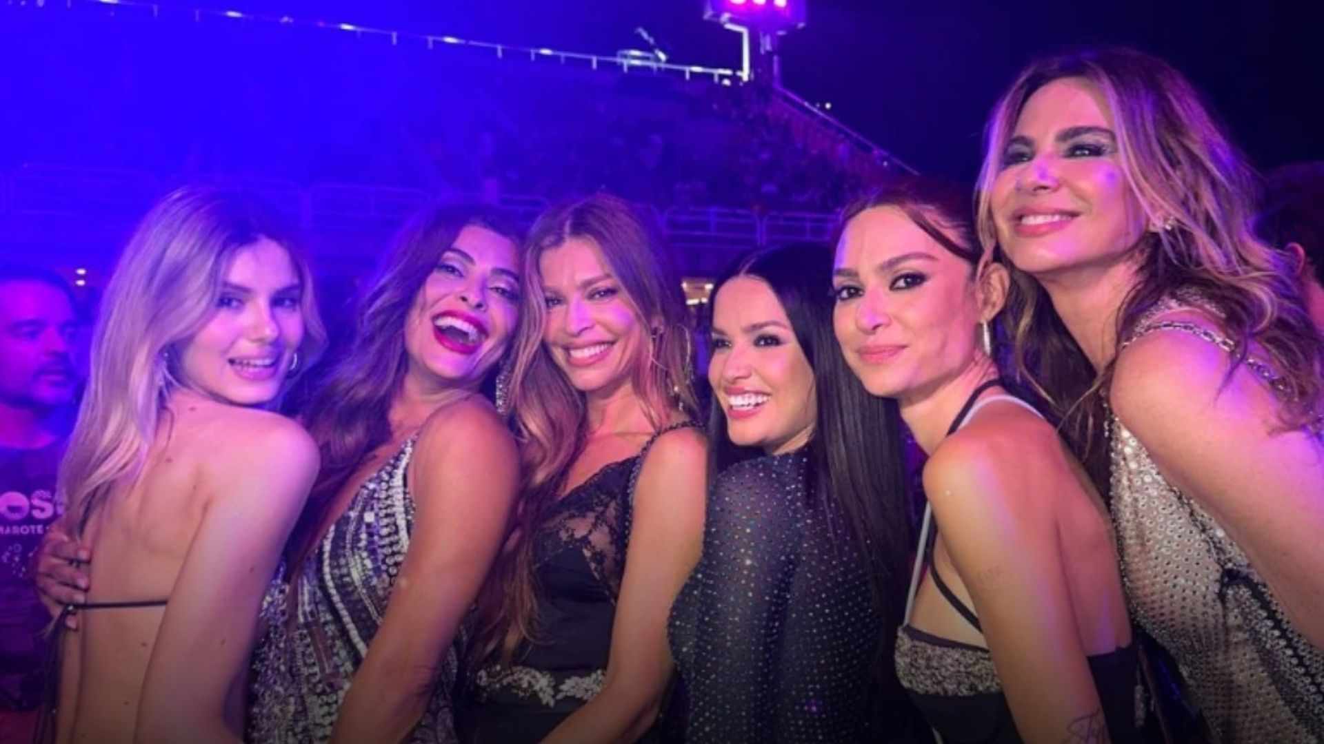 O que rolou? Grazi Massafera corta Luciana Gimenez de foto