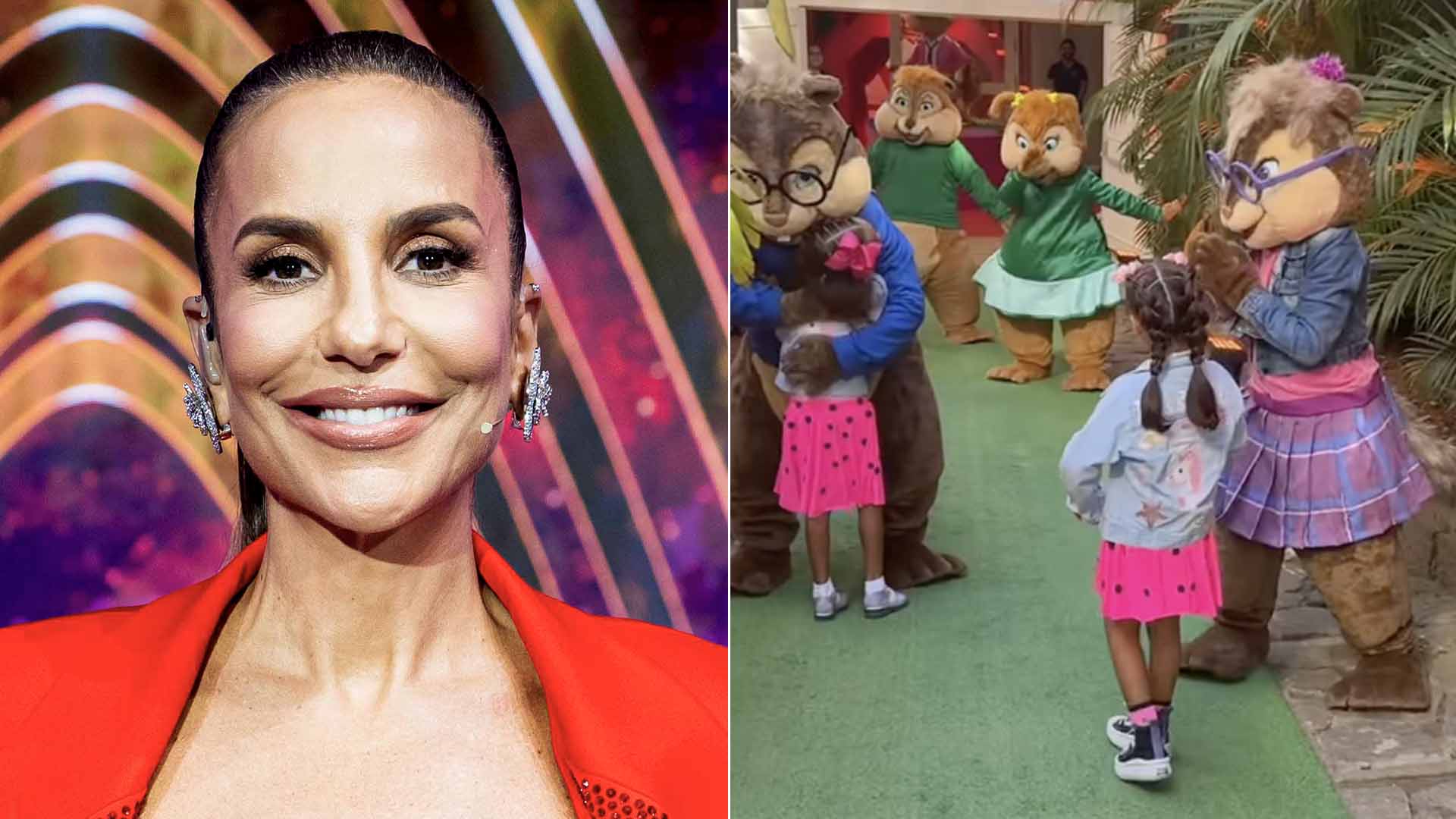 Ivete Sangalo faz festa luxuosa para as filhas gêmeas, Helena e Marina
