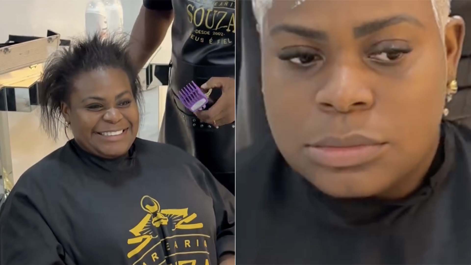 Jojo Todynho faz mudança radical no cabelo e fica platinada