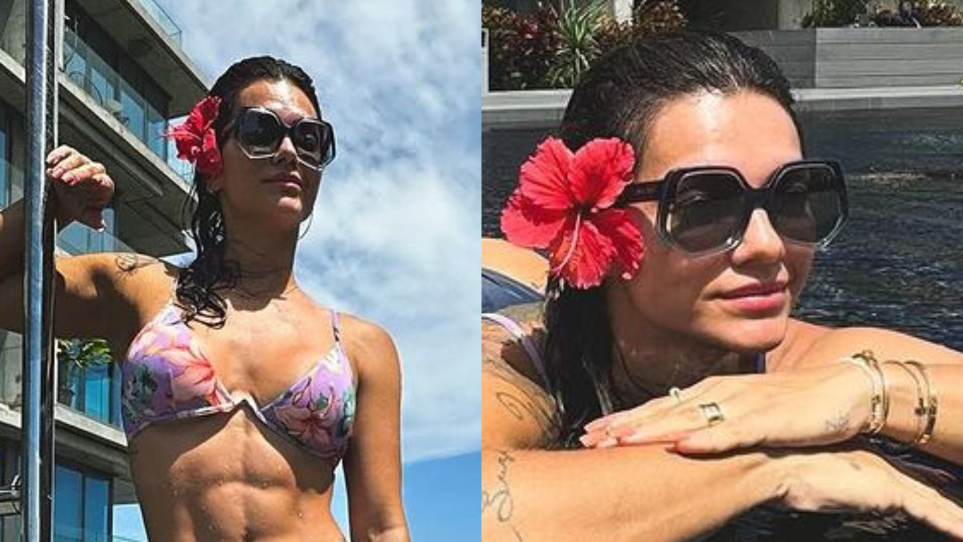 Kelly Key encanta ao exibir boa forma em dia de piscina: ‘Maravilhosa’