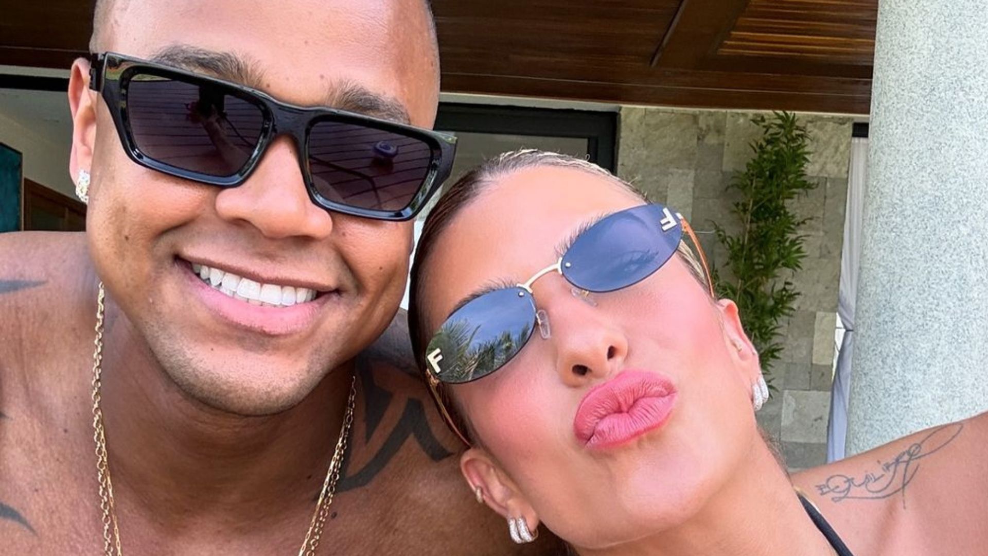 Léo Santana e Lore Improta celebram 3 anos de casamento: “Minha vida”