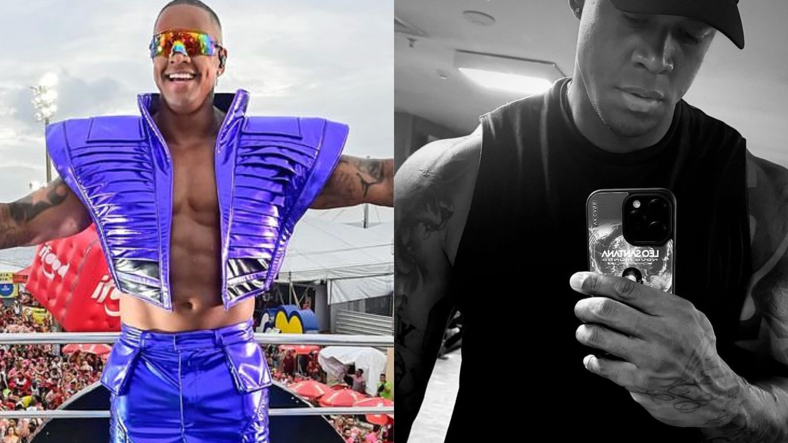 Leo Santana choca ao exibir corpo musculoso após perder 10 kg no Carnaval