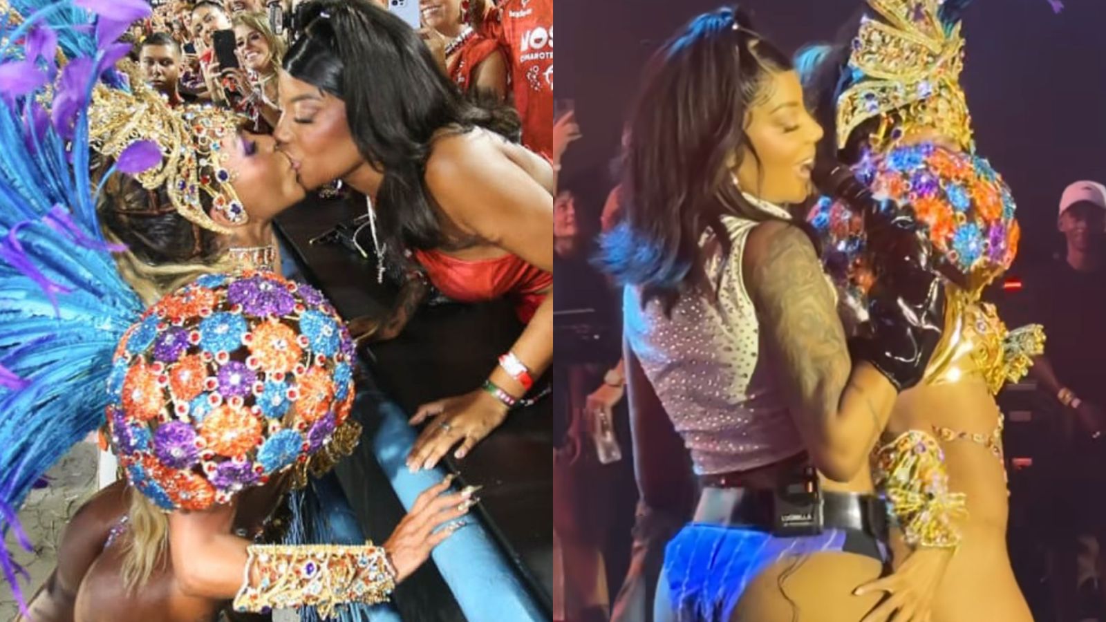 Ludmilla se derrete ao assistir o desfile de Brunna Gonçalves: “Minha musa”