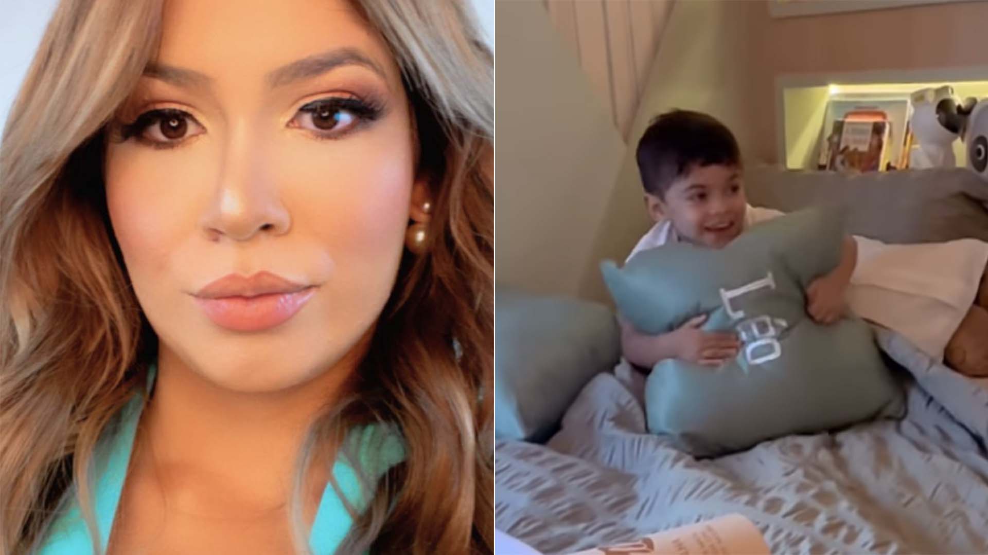 Filho de Marília Mendonça ganha nova decoração em seu quarto e surge radiante
