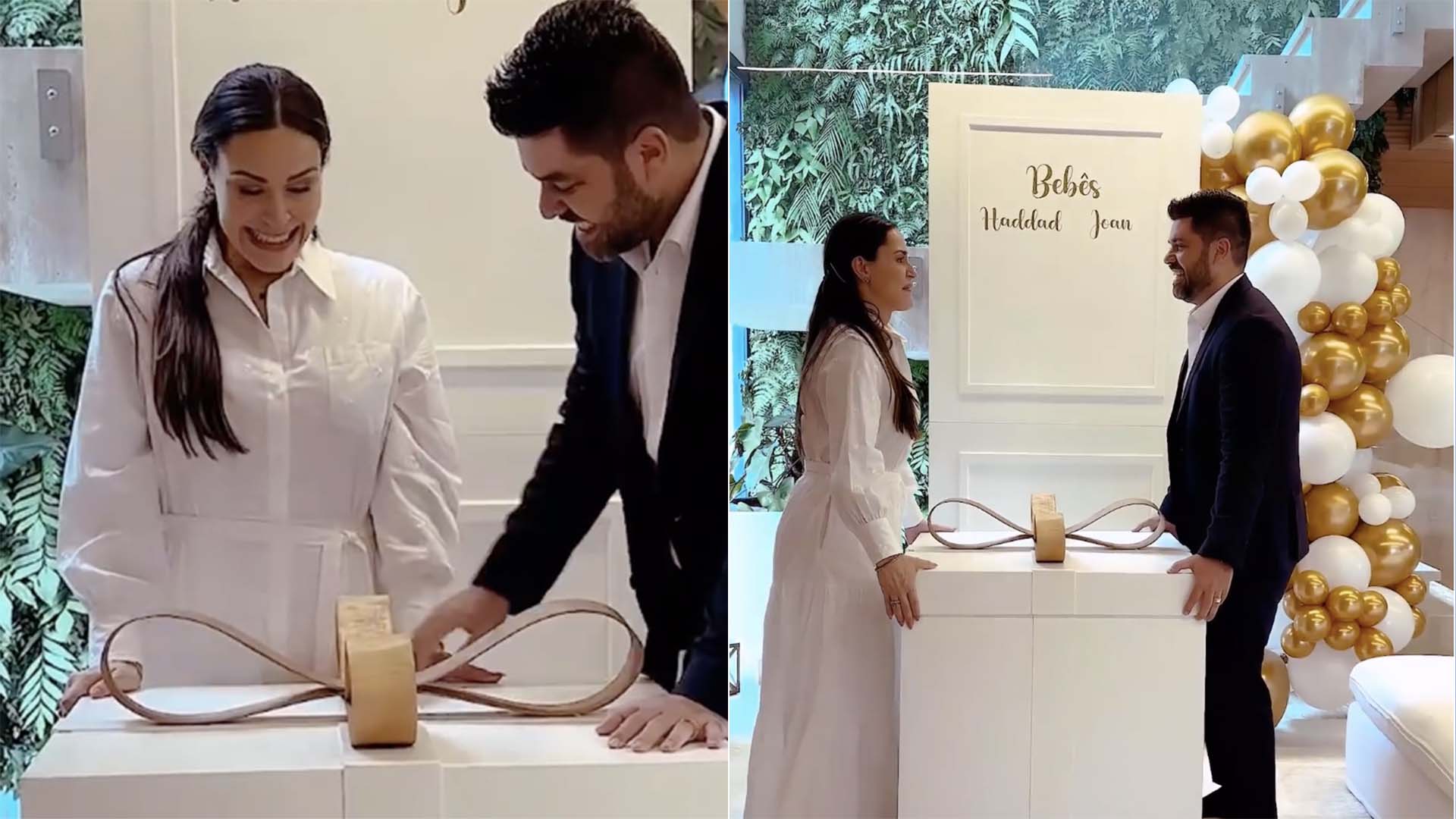 Menino ou menina? Nadja Haddad descobre o sexo dos filhos gêmeos