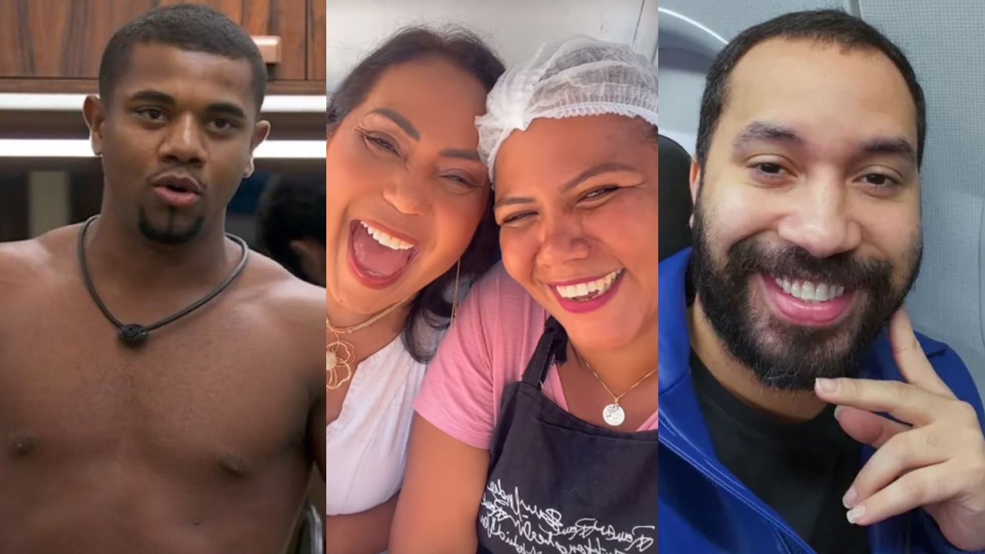 BBB 24: Mãe de Gil do Vigor mostra encontro especial com namorada de Davi