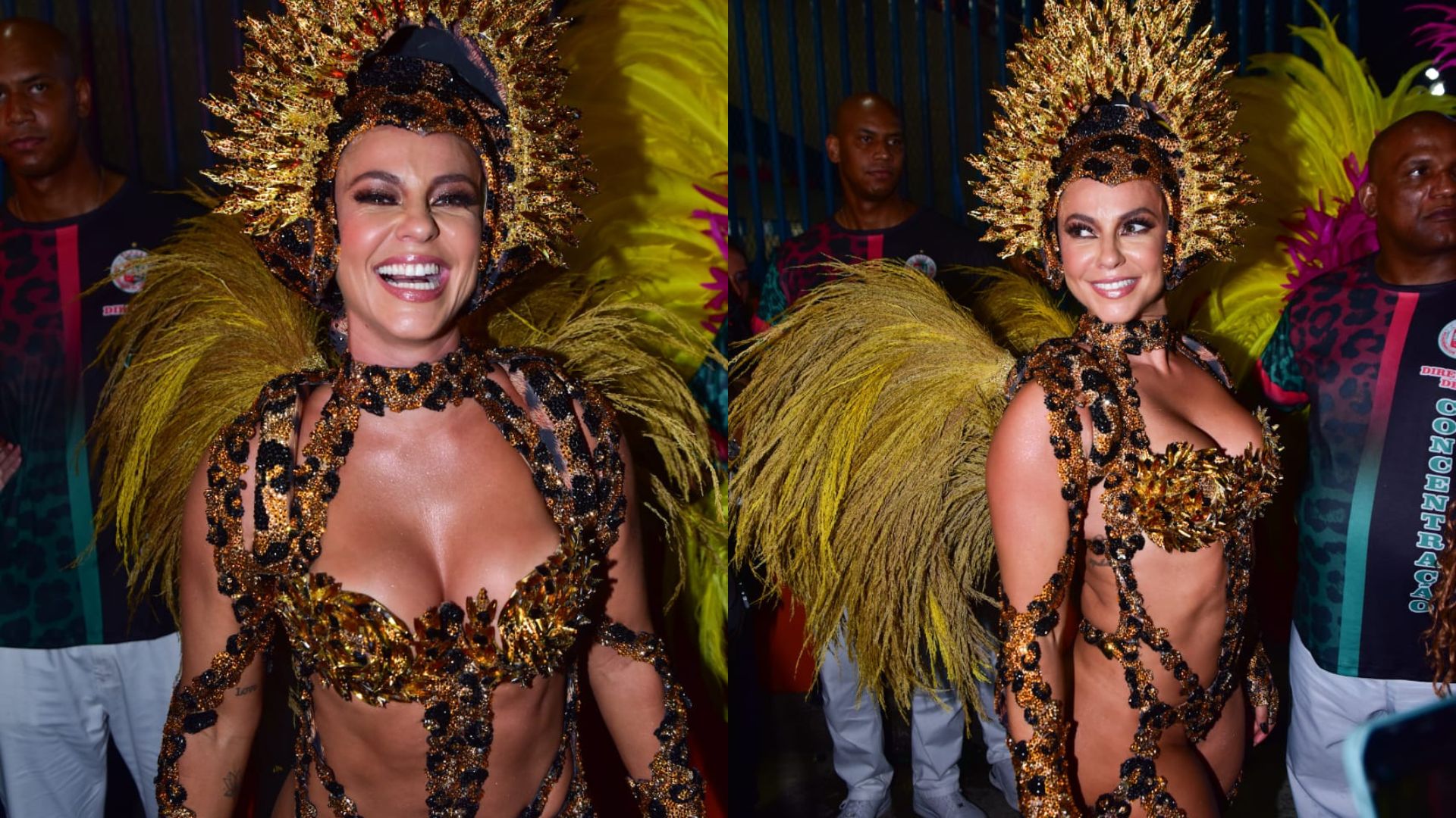Paolla Oliveira revela perrengue com fantasia de onça: “Era no escuro”