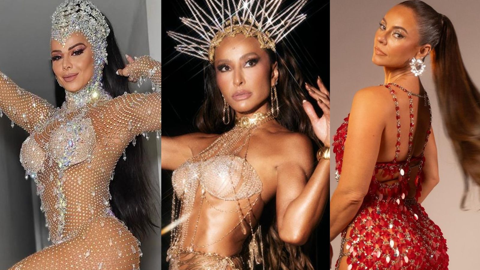 Tudo isso? Sabrina Sato e Viviane Araújo gastam fortuna em fantasias de Carnaval