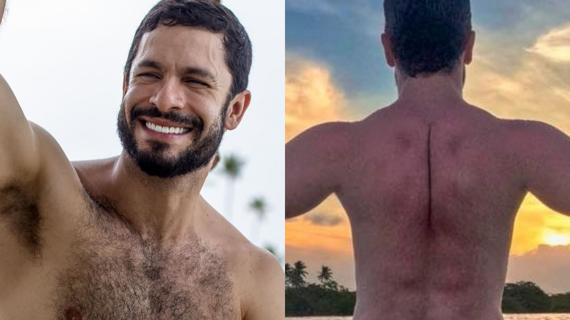 Rainer Cadete choca ao surgir completamente sem roupa: “Que abundância”