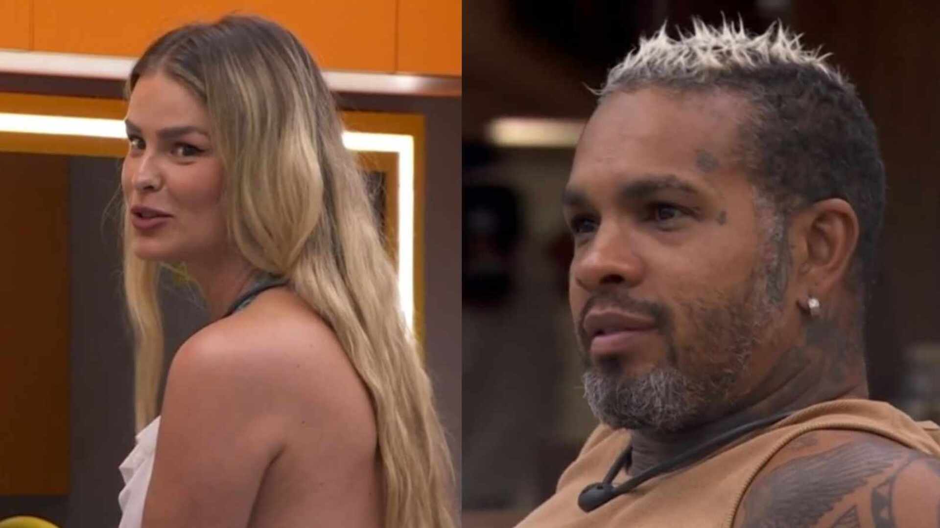 BBB 24: Brincadeira? Rodriguinho chama Yasmin de ‘coroa gulosa’