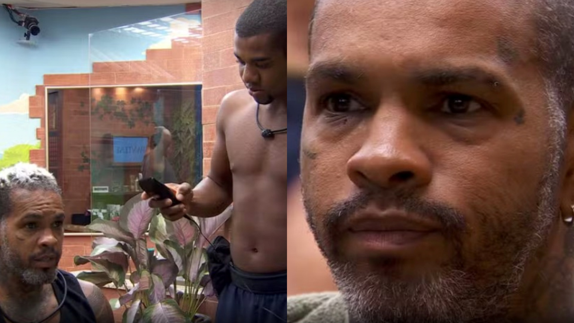 BBB 24: Mudou de ideia? Rodriguinho raspa o cabelo com ajuda de Davi