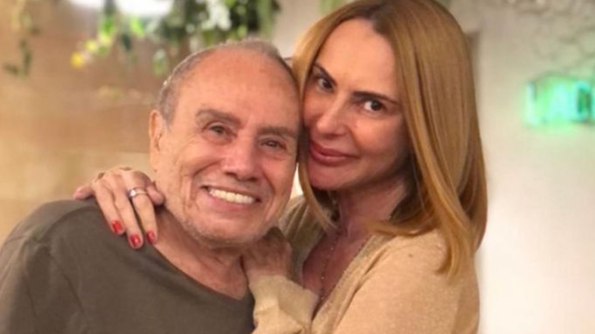 Stenio Garcia e a esposa, Mari Saade