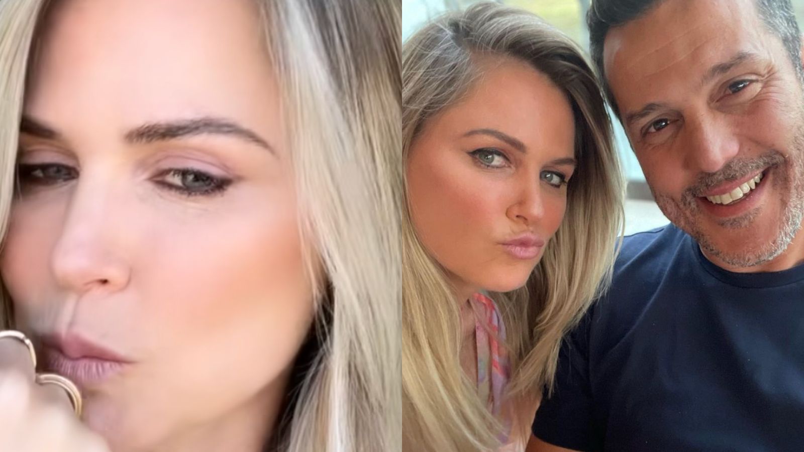 Voltaram? Susana Werner levanta suspeita ao beijar suposta aliança de Julio Cesar