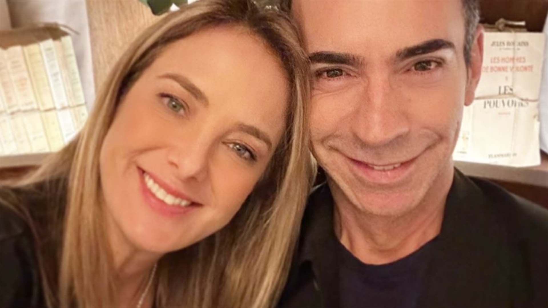 Cesar Tralli manda presentão para Ticiane Pinheiro no estúdio da Record TV