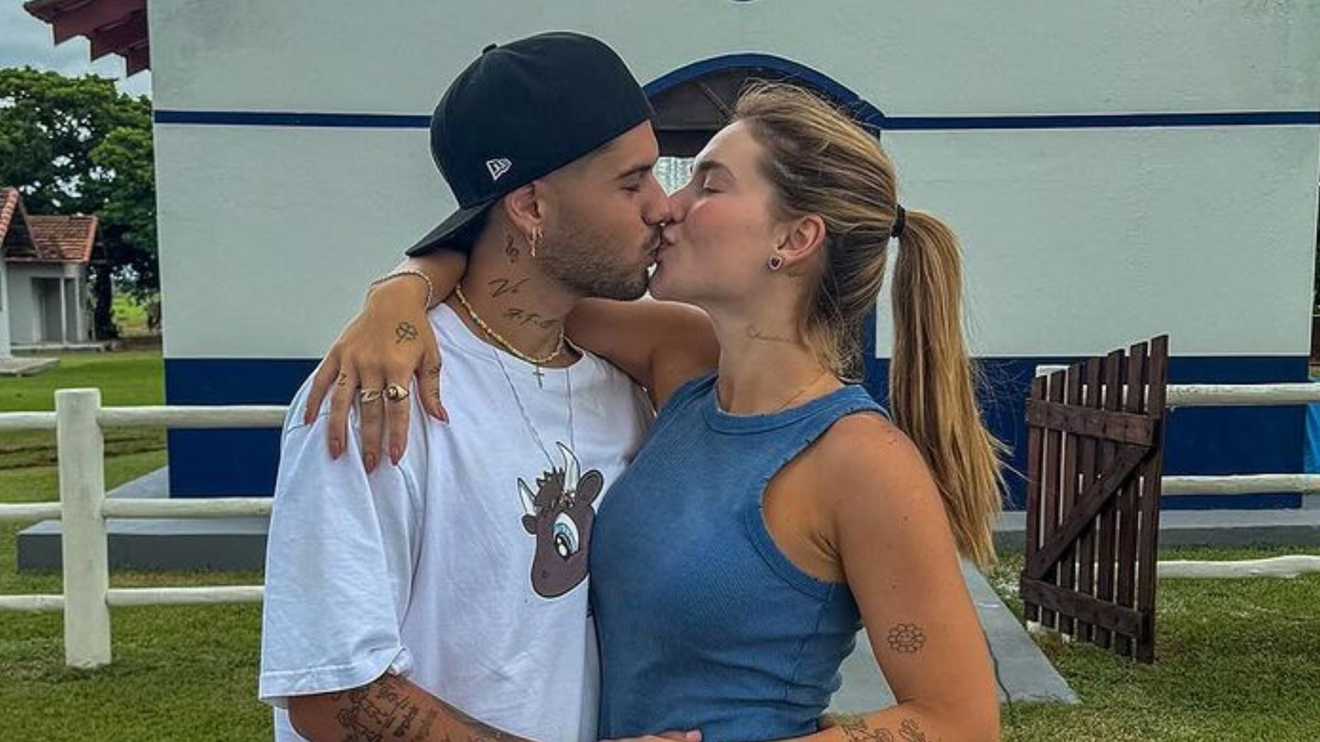 Virginia e Zé Felipe mostram bastidores do chá revelação de seu 3º filho