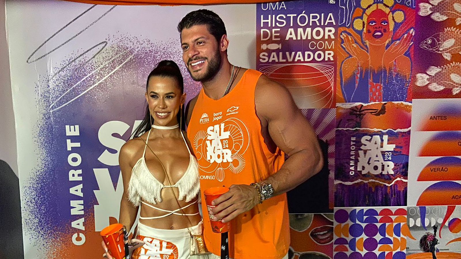 Larissa Tomásia curte Carnaval com Plínio Simões: ‘Não sou boba, nem inocente’