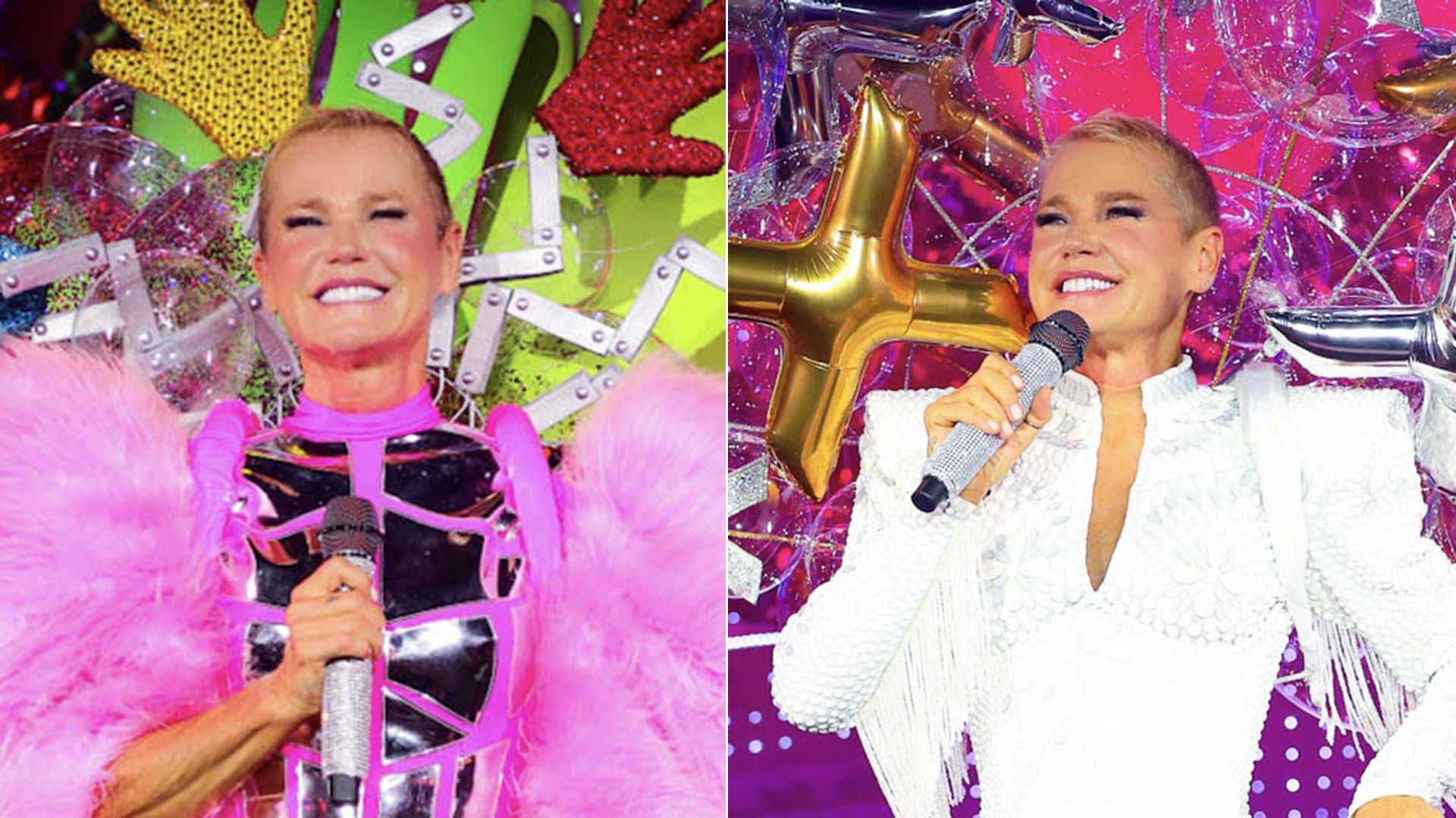 Com troca de figurinos, Xuxa Meneghel faz show inesquecível no navio