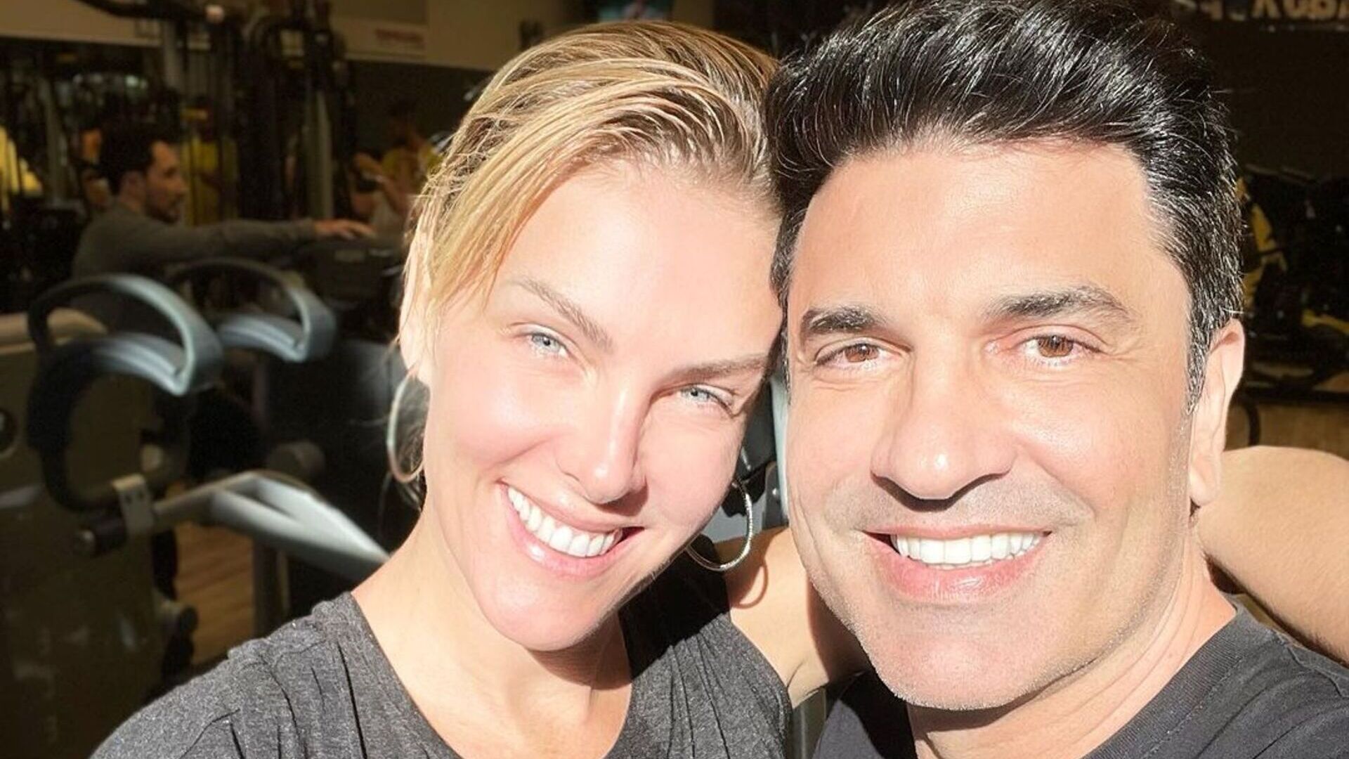 Ana Hickmann e Edu Guedes abalam internautas com fotos: ‘Apaixonada’