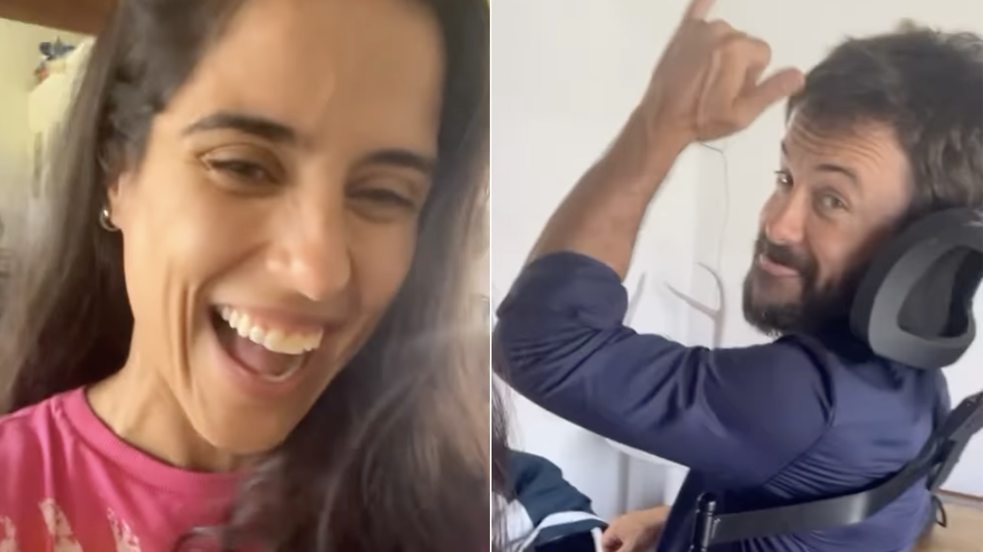 Camilla Camargo exibe bastidores de filme com Kayky Brito