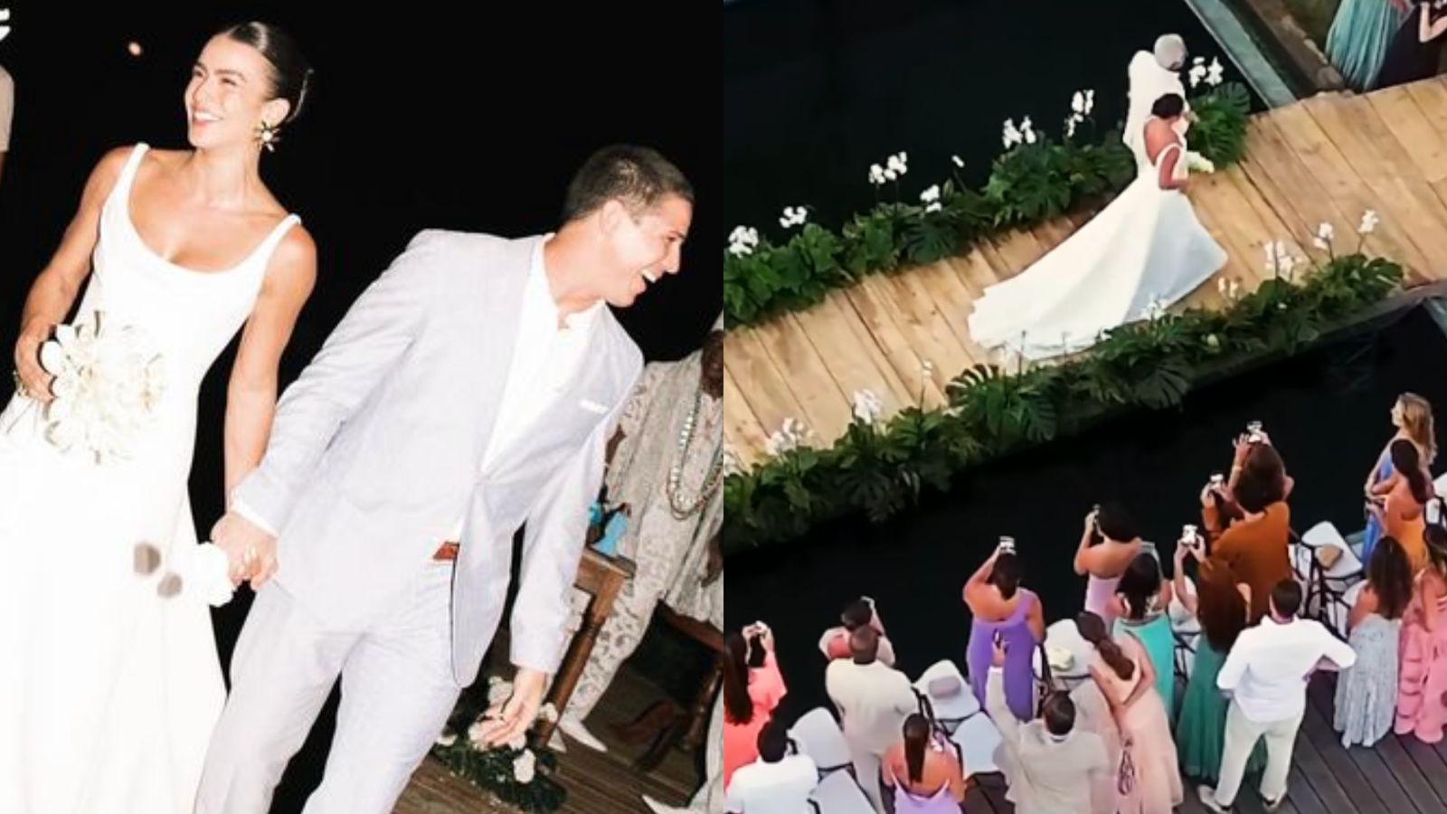 Mari Saad exibe detalhes inéditos de seu casamento com Romulo Arantes Neto