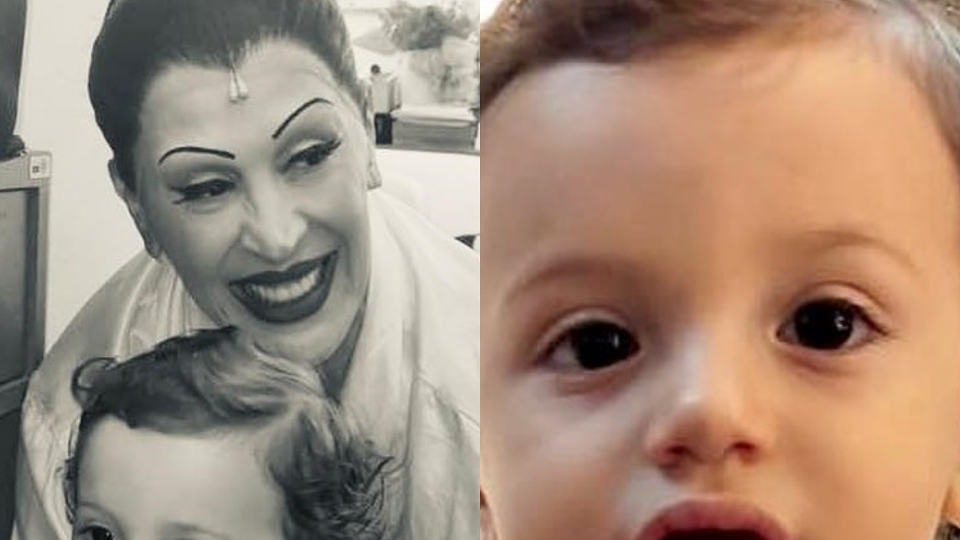Filho de Claudia Raia surge com look estiloso ao visitar a mamãe no trabalho