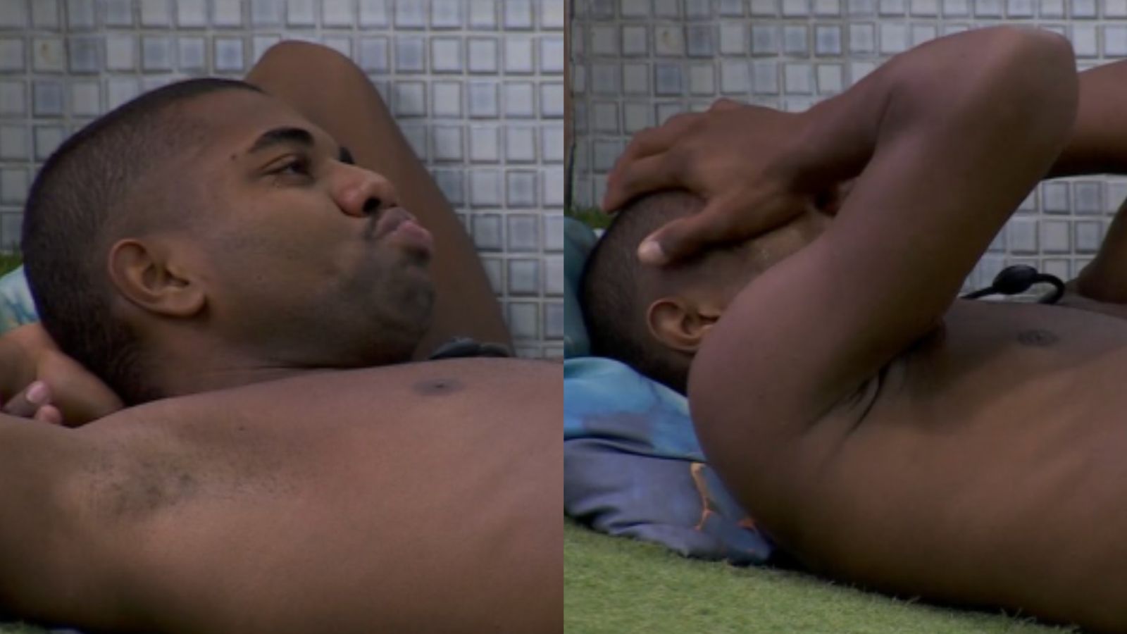 BBB 24: Davi cai no choro e se desespera ao ver roupas na piscina: ‘Preciso’