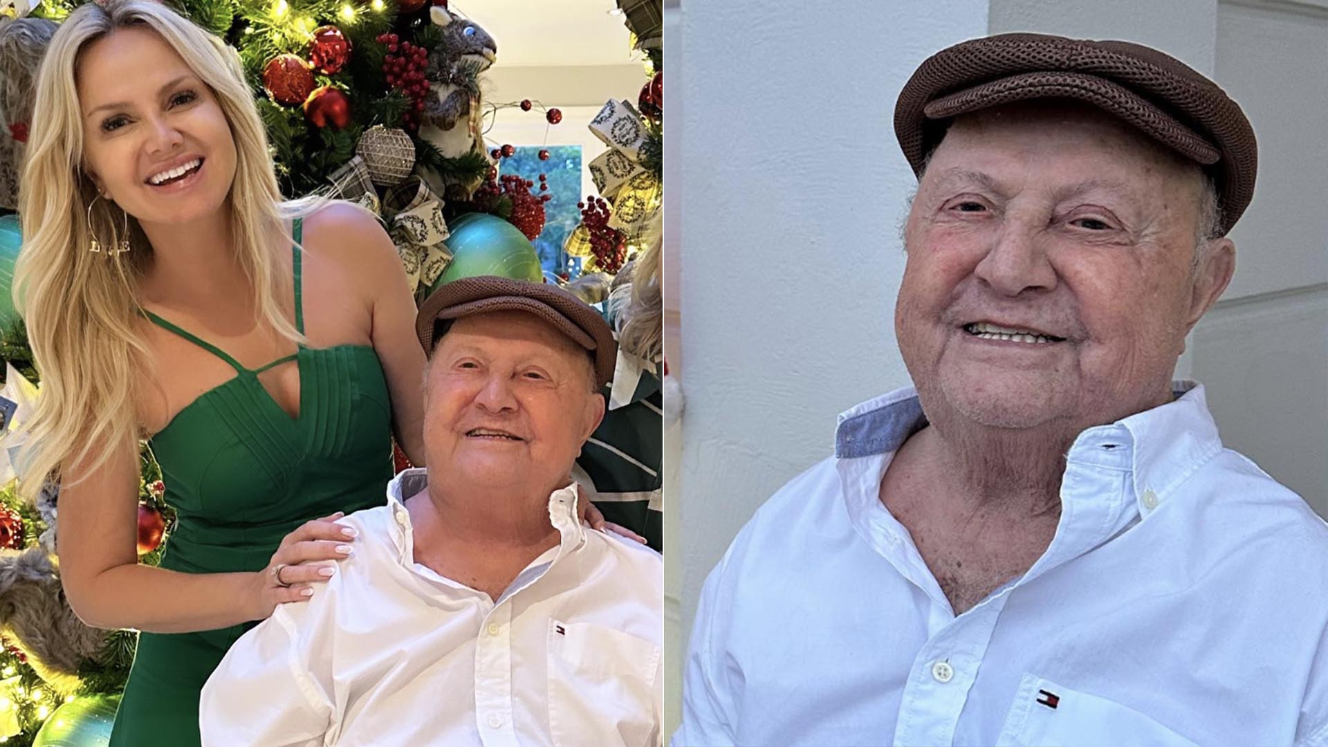Pai da apresentadora Eliana morre aos 92 anos de idade
