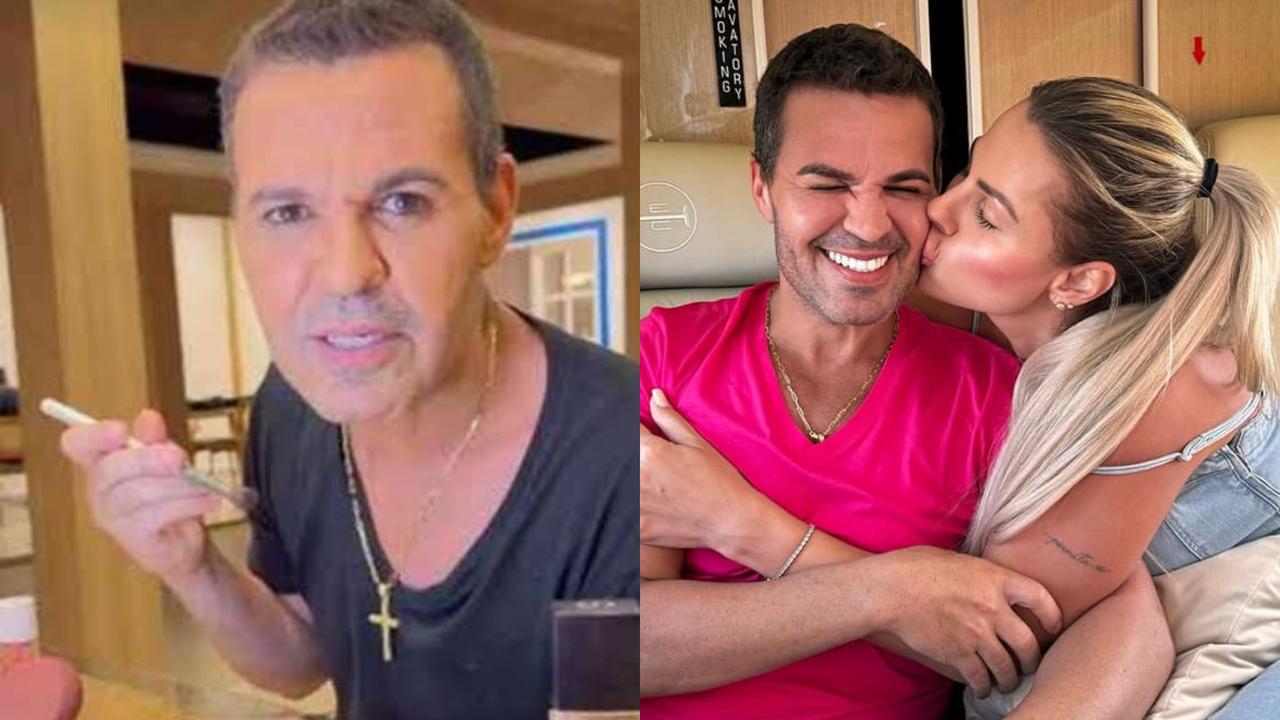 Esposa de Eduardo Costa curte viagem de jatinho e se declara: ‘Sou submissa’