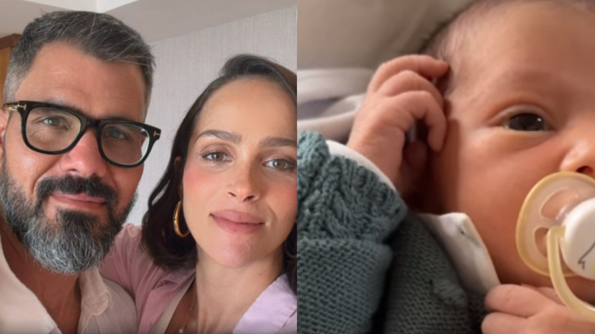 Leticia Cazarré se derrete com momento fofo do filho recém-nascido: ‘Sozinho’