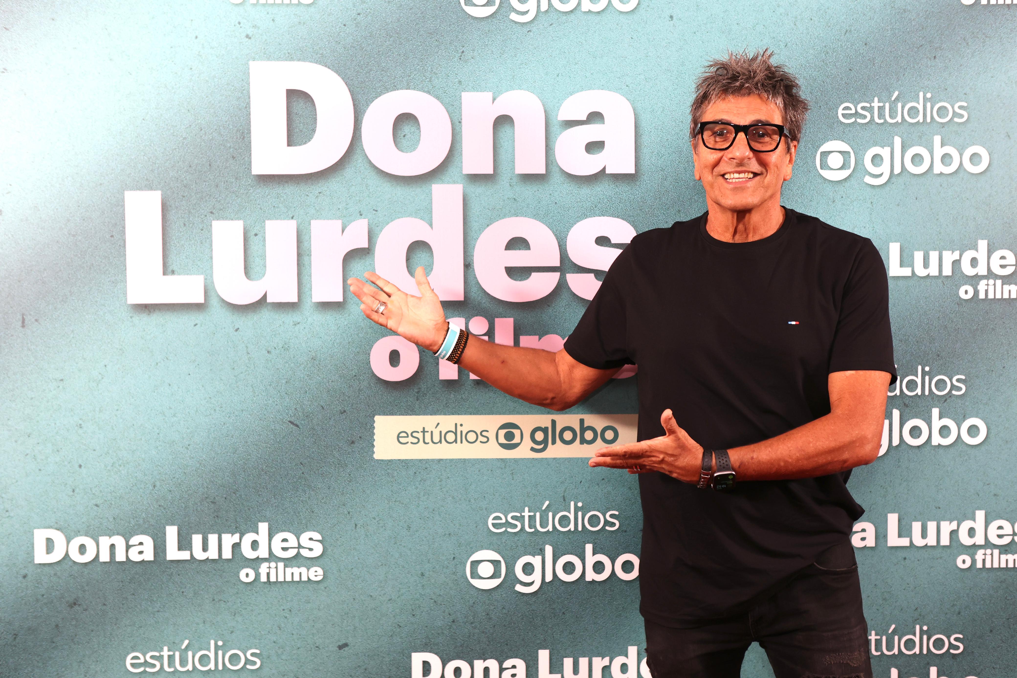 Evandro Mesquita confessa que ficou tenso ao se assistir pela primeira vez em Dona Lurdes, o filme