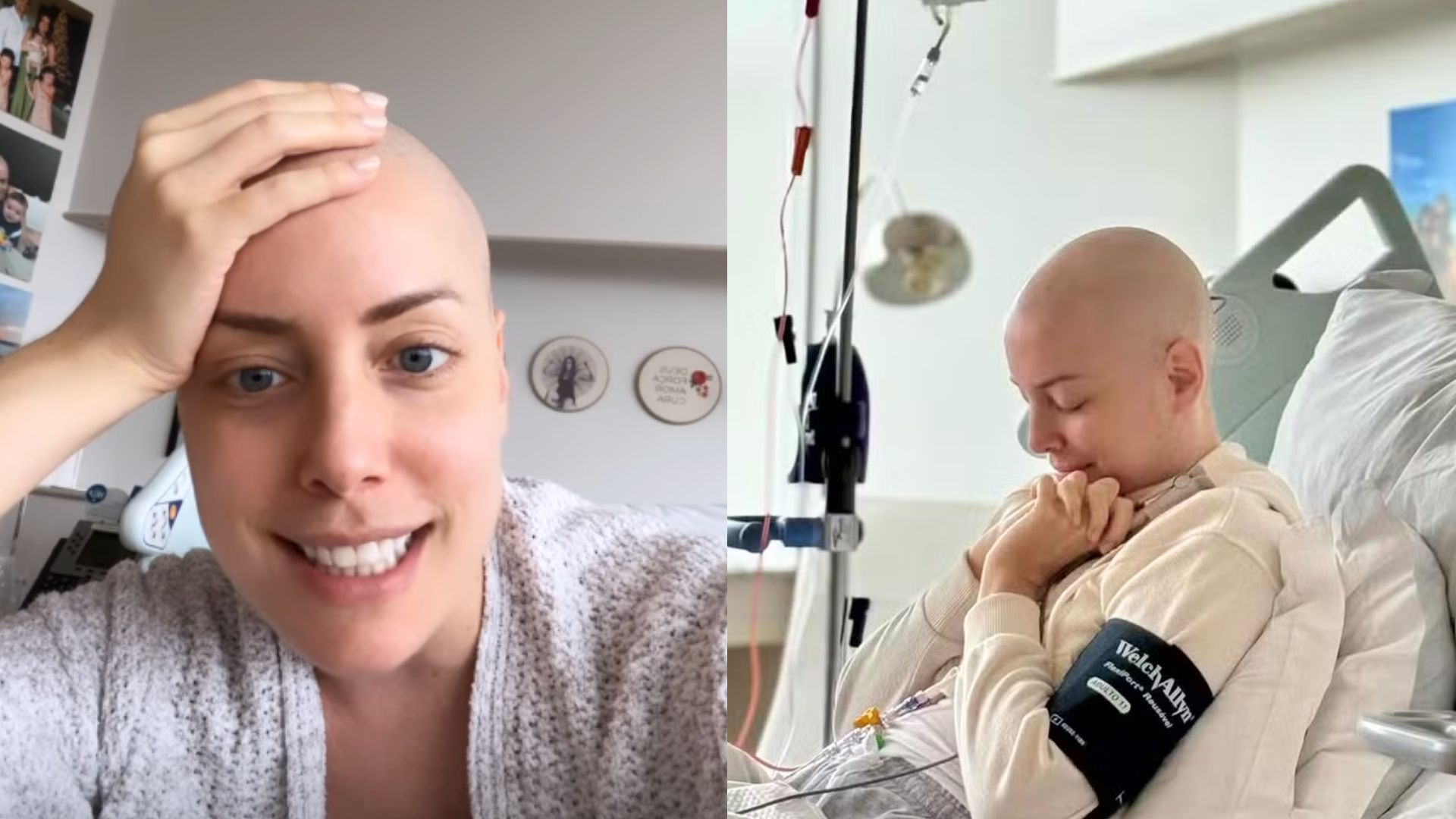 Fabiana Justus surge sorridente após transplante de medula: ‘Parece um sonho’