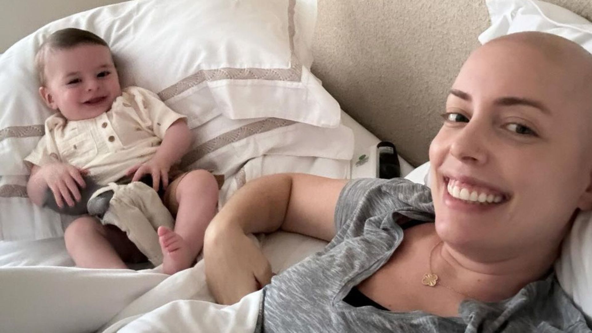 Tratando câncer, Fabiana Justus desabafa sobre desmame do filho: ‘Foi difícil’