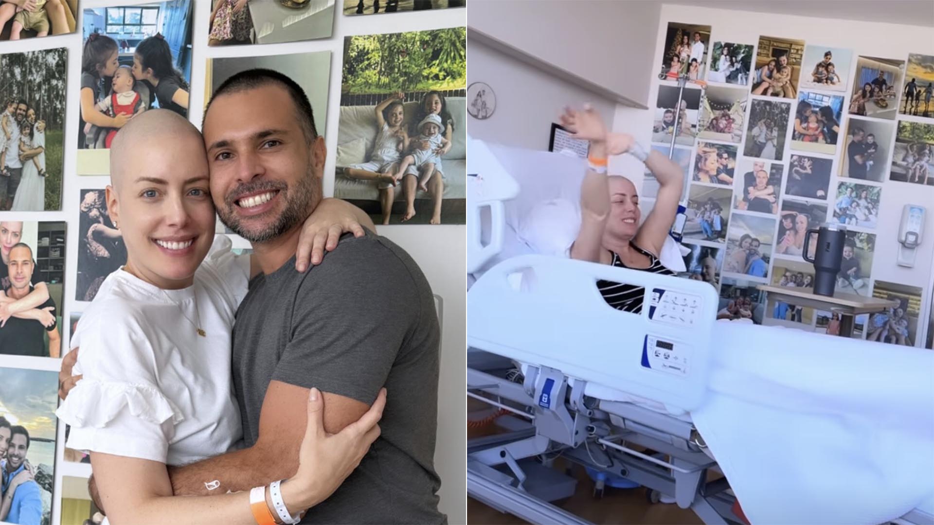 Fabiana Justus volta ao hospital para tratamento contra o câncer