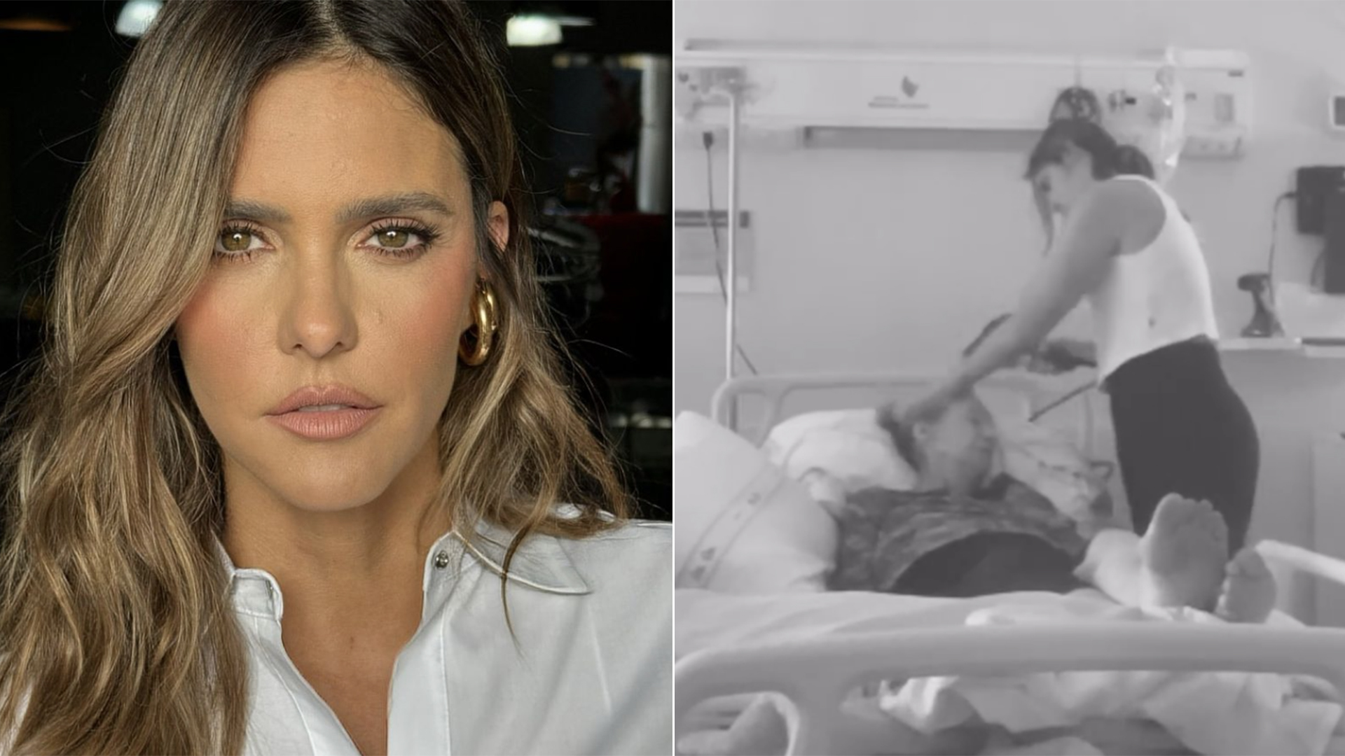 Fernanda Lima comove ao mostrar imagens da mãe no hospital antes da morte