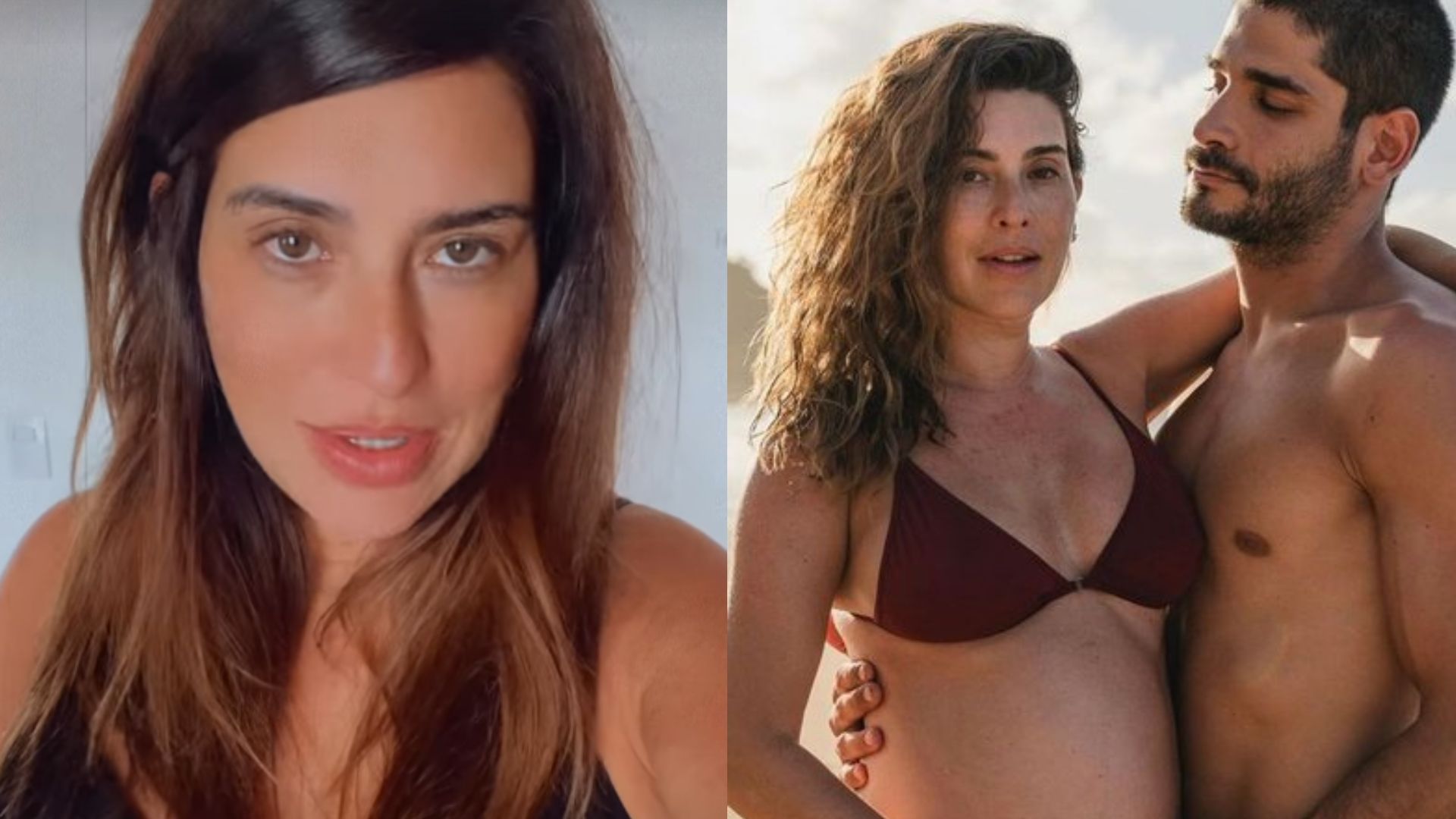 Fernanda Paes Leme relata incômodo na reta final da gravidez: ‘Mal dormi’