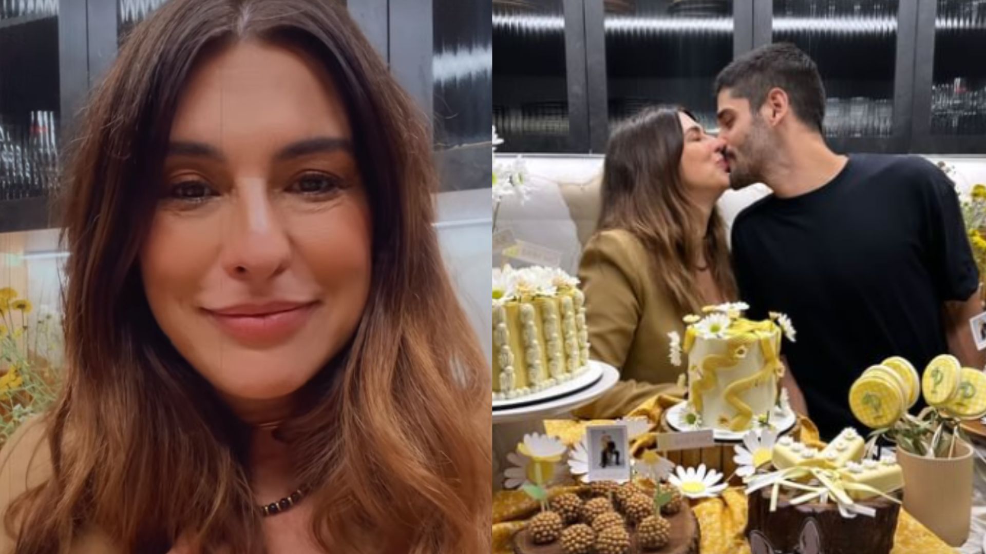 Na reta final da gravidez, Fernanda Paes Leme ganha chá de bebê surpresa